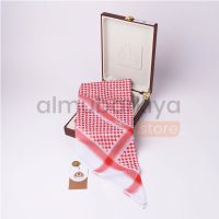 شماغ شهريار انجليزي برتقالي