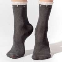 Ocean Odyssey Women's Beaded Socks - Black