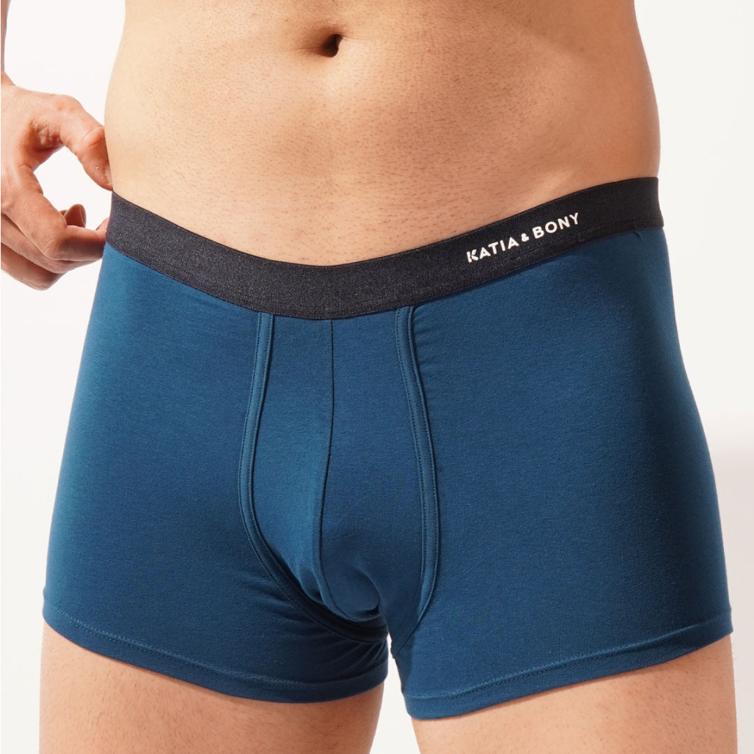 Men's Boxers - Dark Blue ( 2pcs pack) - Image 2