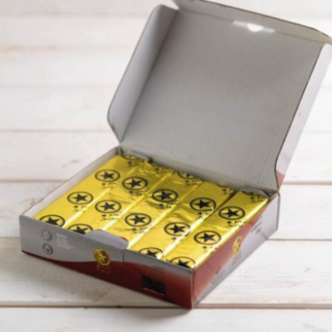 Incense Charcoal (Square) 50 Pieces Golden Star - Image 2