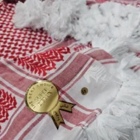 شماغ احمر كركوش هدب