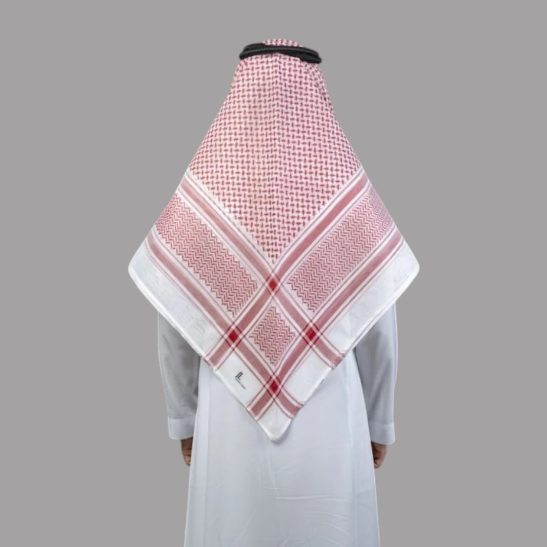 شماغ البسام جون لين خطوط لامعه