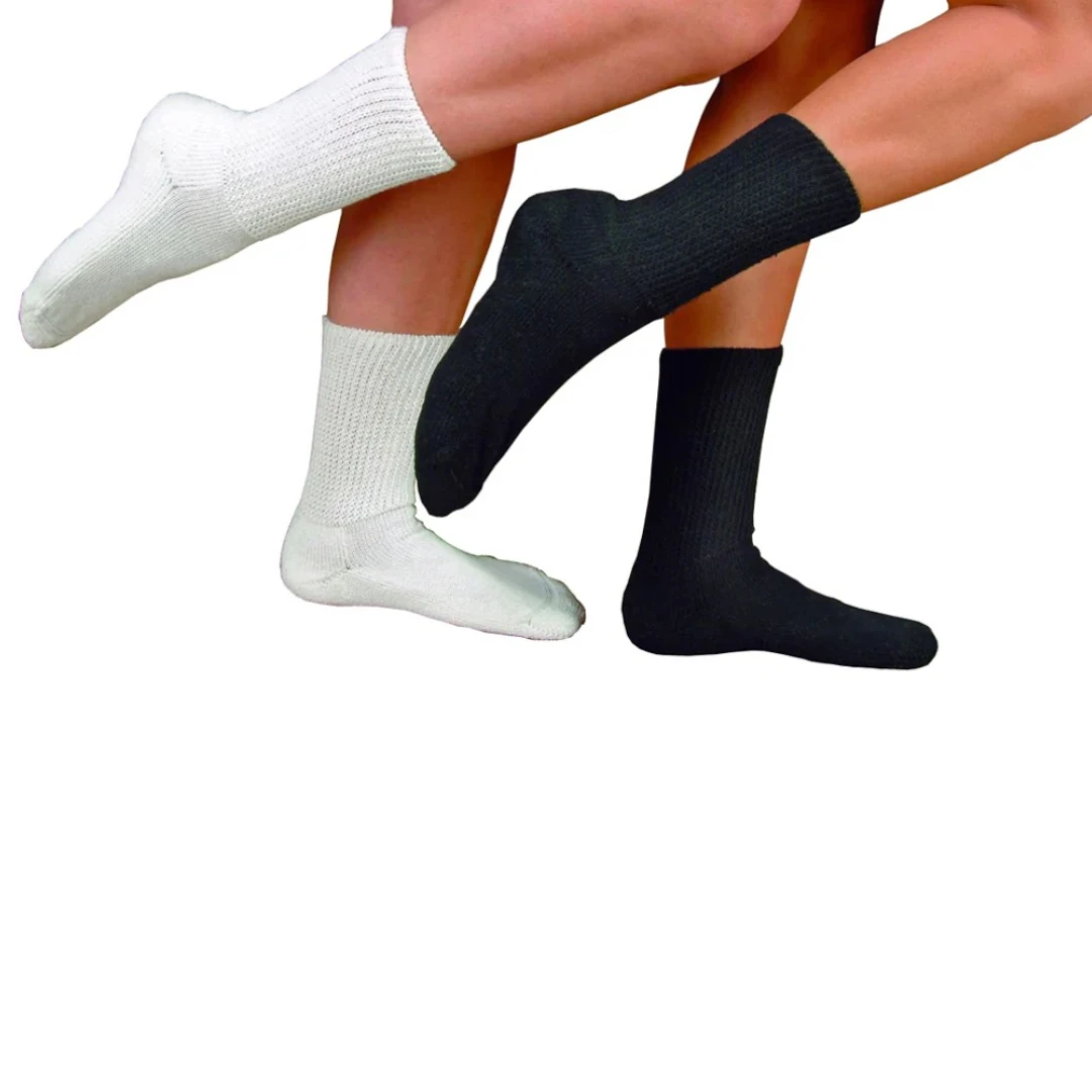 Medicool socks white black