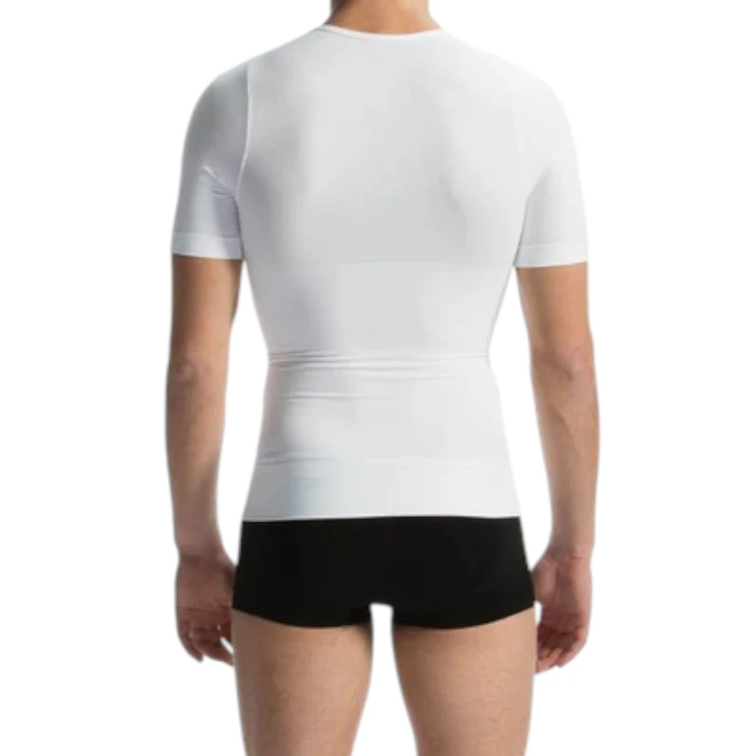 Men’s body shaping T-Shirt - white 419
