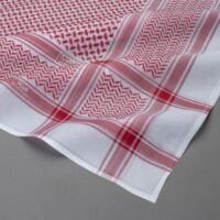 شماغ البسام بلس كلاسيك احمر انجليزي