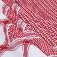 شماغ ميباج احمر رسمي قطن